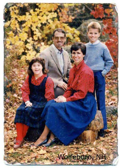 David, Merrill, Becky & Ben in Wolfeboro, NH